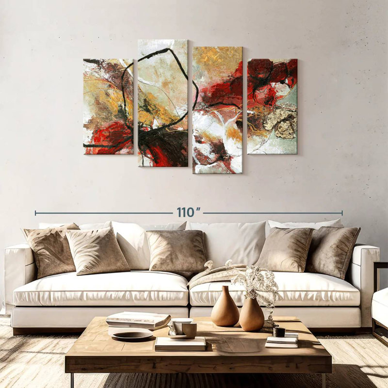 Avery Flower Fall, 48" H x 75" W