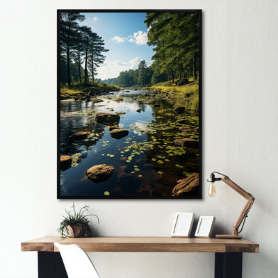 Basanta " Green Brown Mississippi Landscape "
