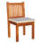 Dacia 8 - Person Teak Wood Patio Dining Set with Extendable Oval Table , Sunbrella® Cushions Included