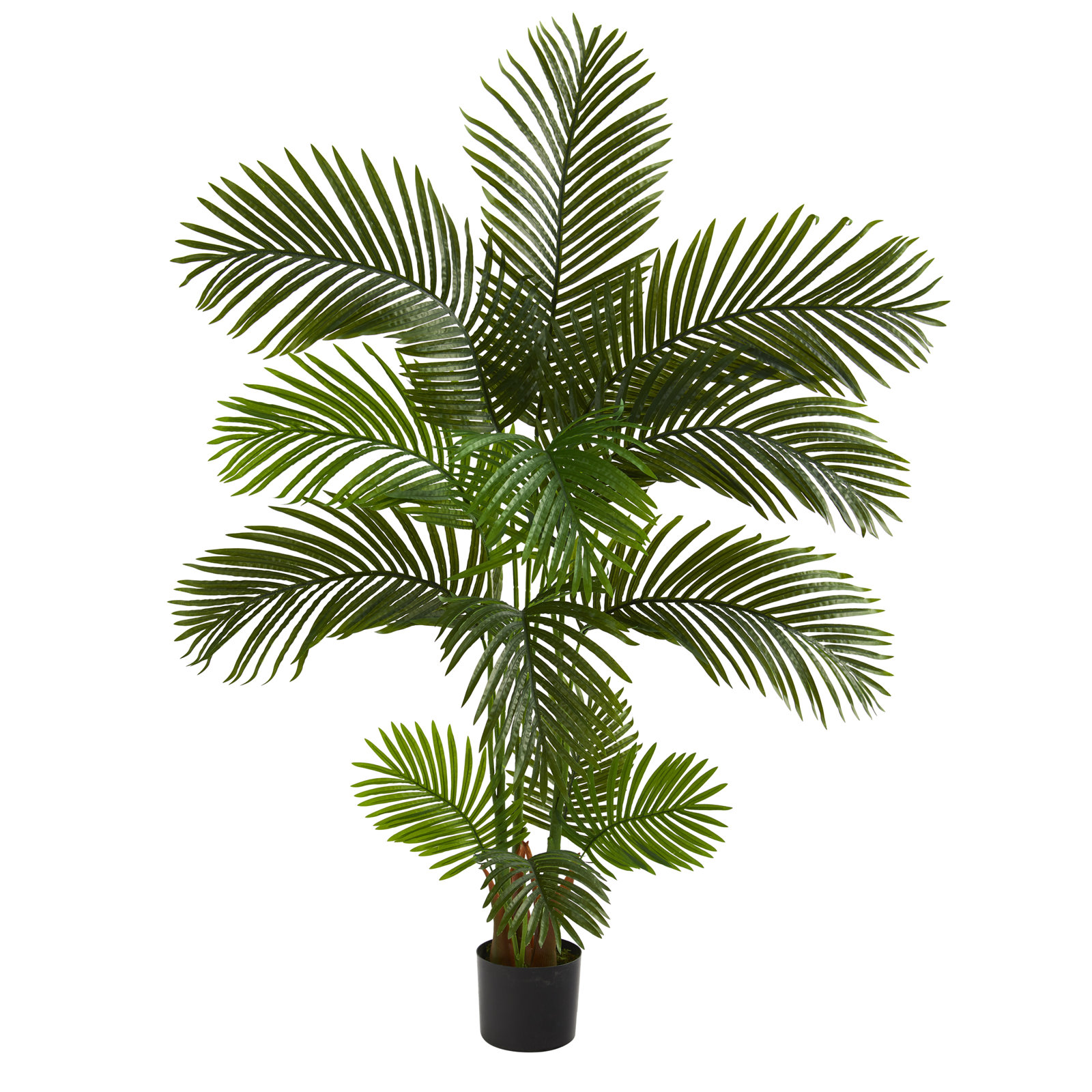 Faux Palm Tree in Pot Liner, 60" H x 27" W x 27" D
