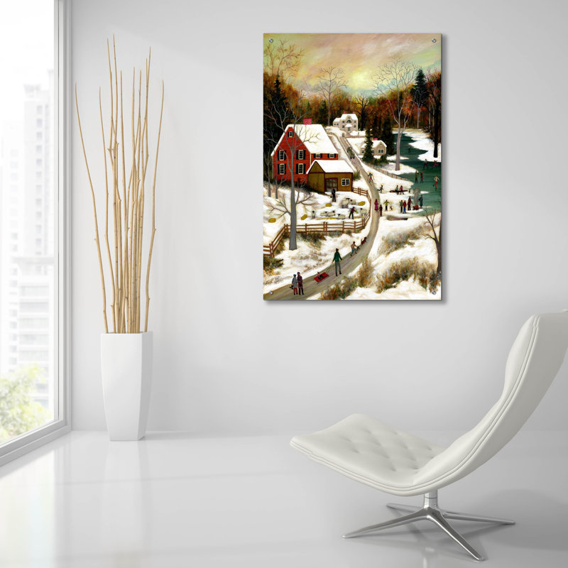  «March Twilight» par JL Munro, art mural en verre acrylique, 24 po x 36 po, H 36 po x l 24 po