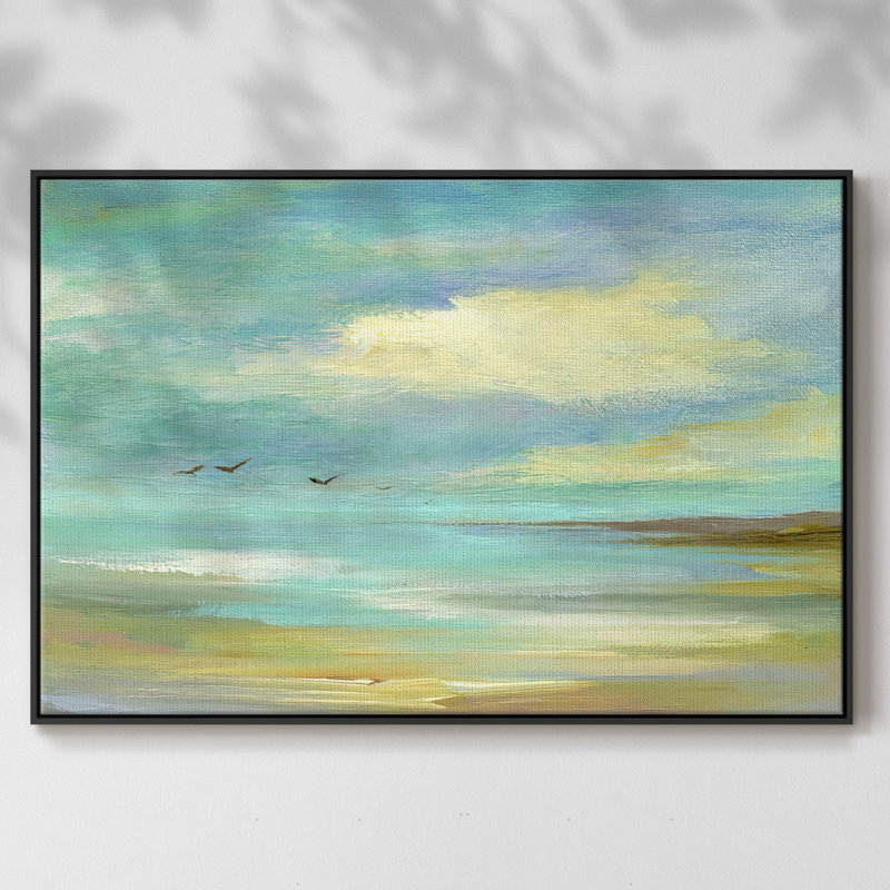 Drifting, reproduction d'art sur toile, Noir, H 27 po x l 41 po x P 2 po