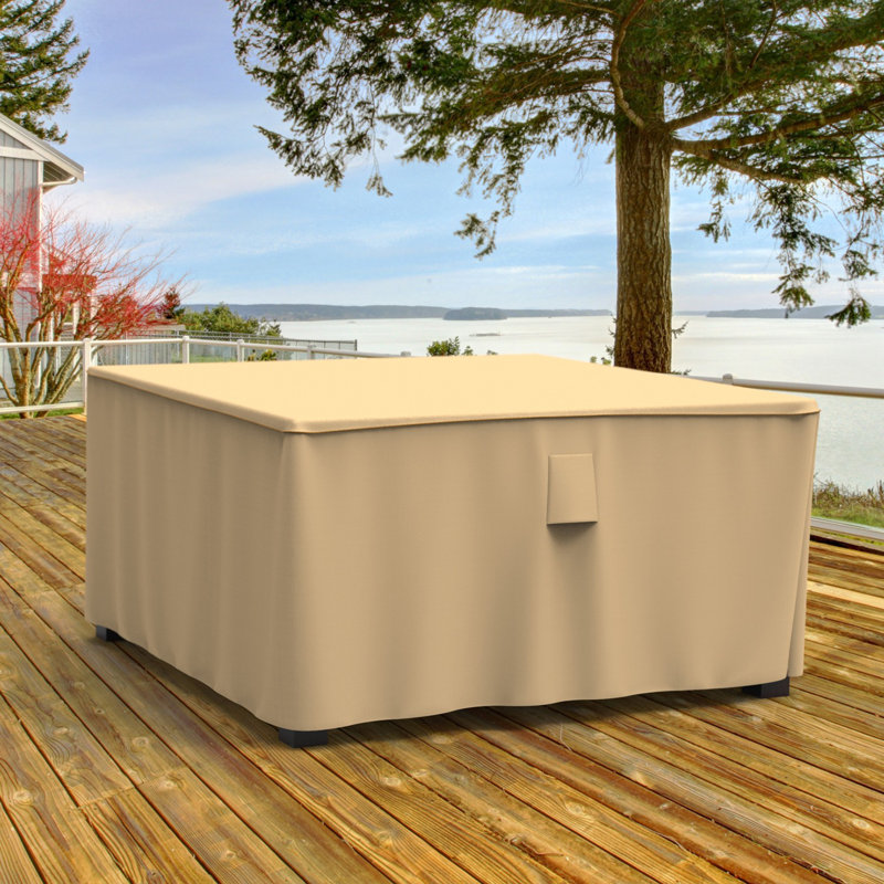Housse pour table de patio Eduardo, H 28 po x l 60 po x P 60 po