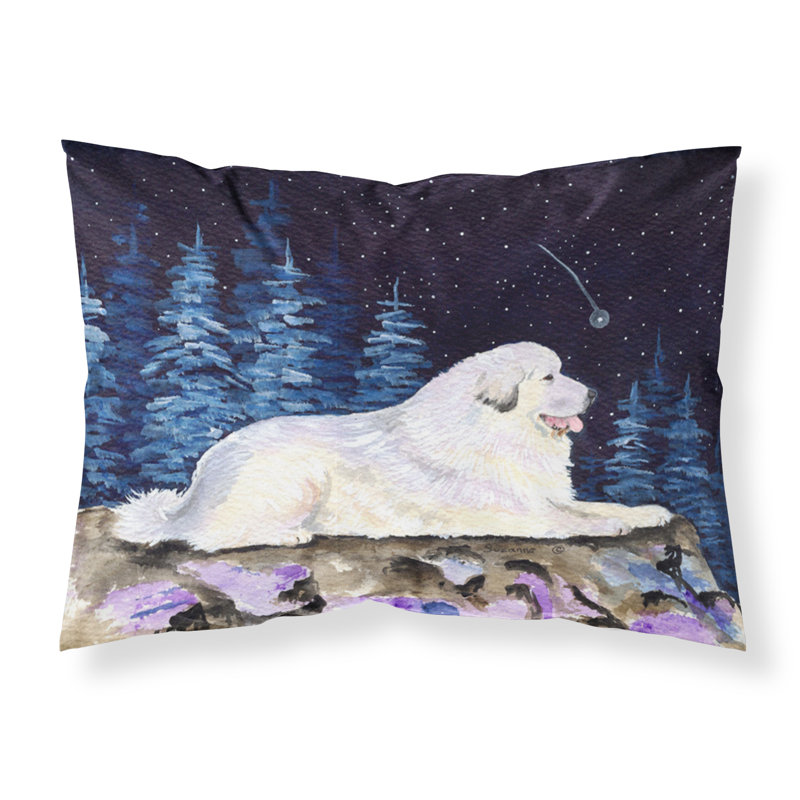 Taie d’oreiller à mèches starry night belle pyrenees
