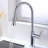 Single-Handle Pull-Down Sprayer Kitchen Faucet in Chrome-70509852