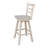 Delmontez Swivel Solid Wood Counter Stool-43807967