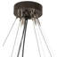 Lustre 12 lumières à 2 niveaux Bola