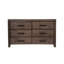 Commode double 6 tiroirs Mallin