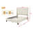Upholstered Queen Platm Bed