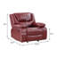 Fauteuil inclinable et oscillant rembourré noir-223920279
