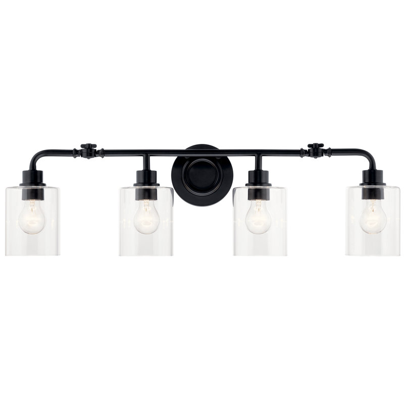Toth 4 - Light Dimmable LED Vanity Light, Black