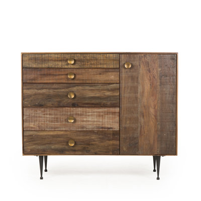 Thomas Bina Solid Wood Accent Cabinet