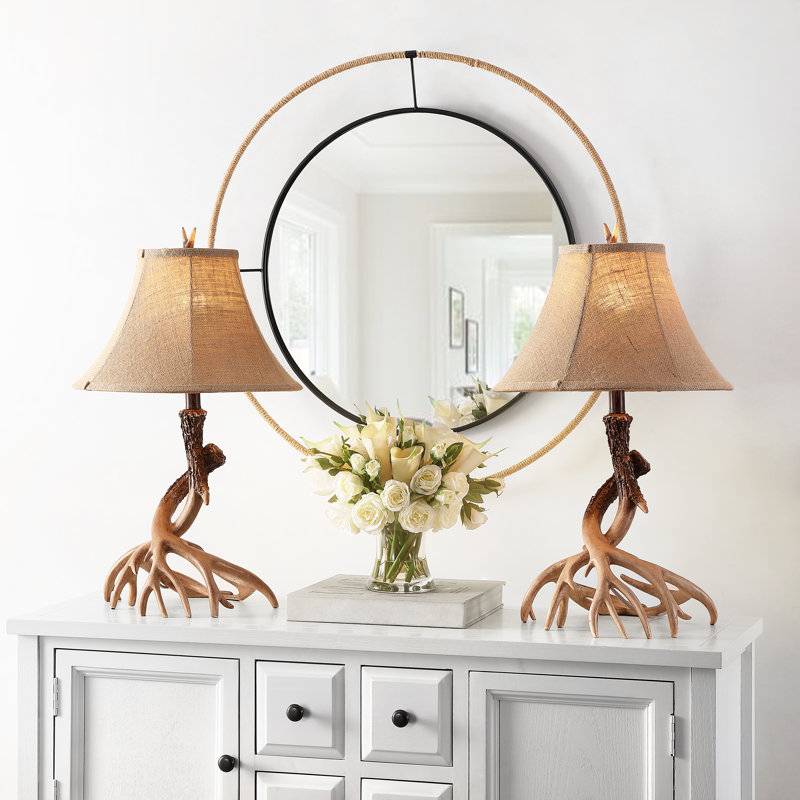 Ensemble de lampes de table brunes 25,5 po Duxbury