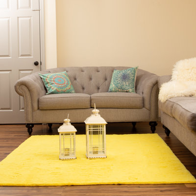 Tapis jaune Basilico