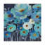 « indigo florals ii », reproduction de peinture à l’acrylique sur toile tendue-32715261