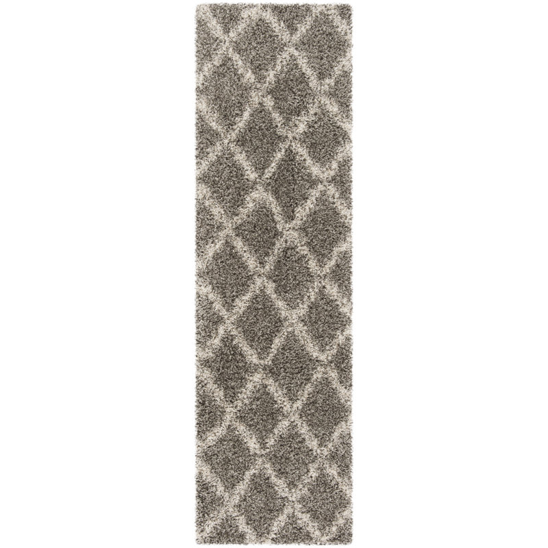 Hudson Shag Performance Geometric Rug, Runner 2'3" x 8'