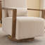Fauteuil pivotant rembourré de 30,8 po de largeur Ynes-1655891750