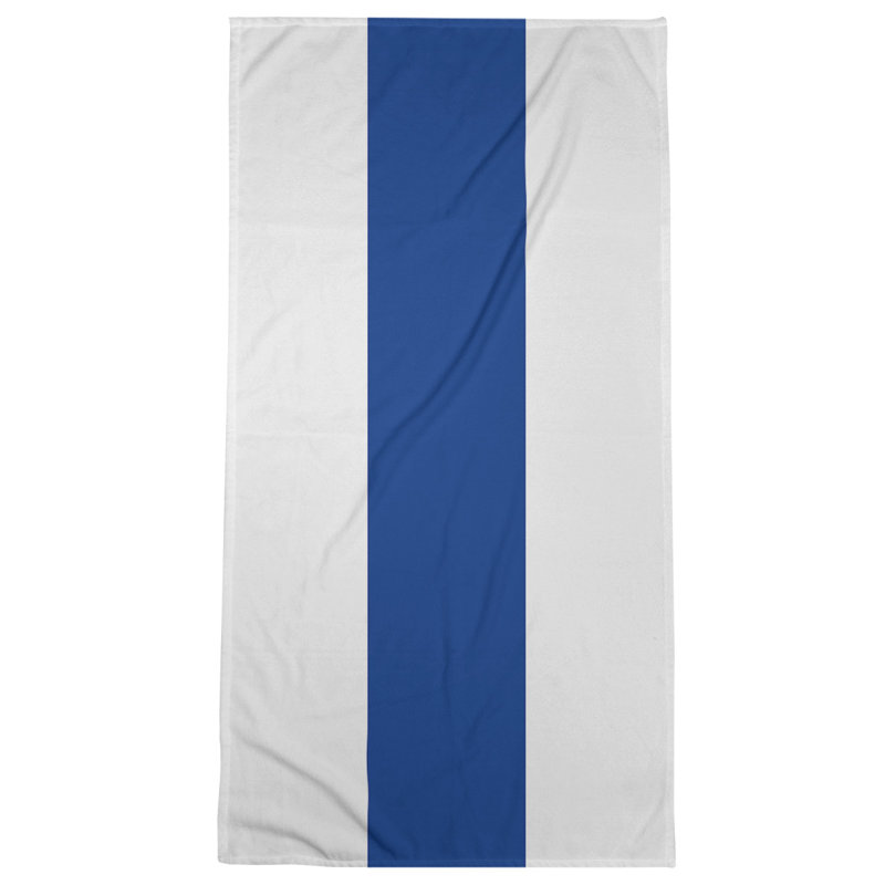 Cotton Blend Beach Towel, Light Blue