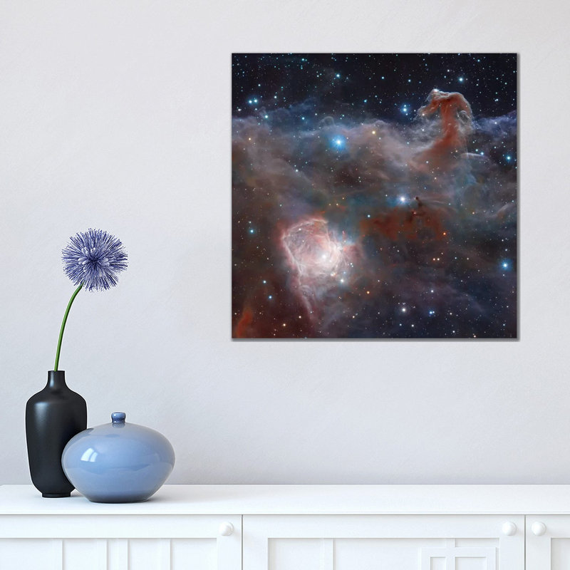Horsehead Nebula Region In Infrared Light by Robert Gendler - Wrapped Canvas Painting, 45.72 cm H x 45.72 cm W x 3.175 cm D