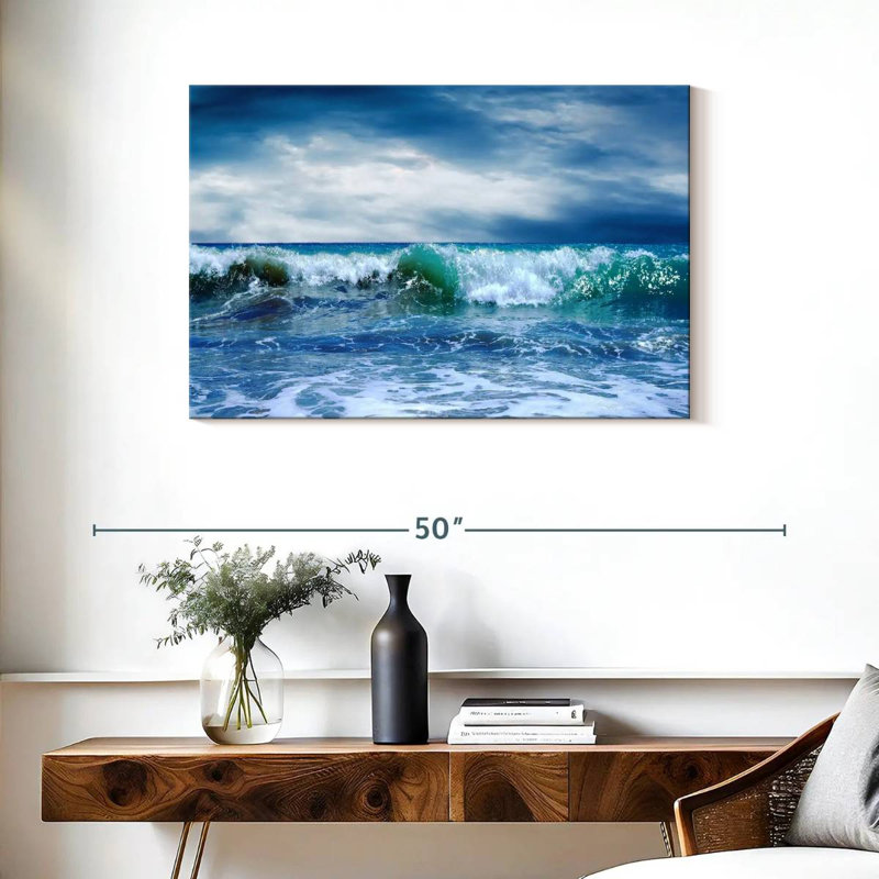 Gillard Foamy Seascape, H 24 po x l 36 po