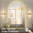 LED Bathroom Mirror with Lights, Arched Lighted Vanity Mirror with Anti-Fog, Memory Function,Dimmable-926153684-926153691