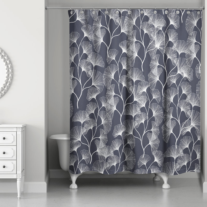Rideau de douche Rosellar, Bleu marine