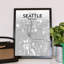 Seattle - No Frame Print-1707655716