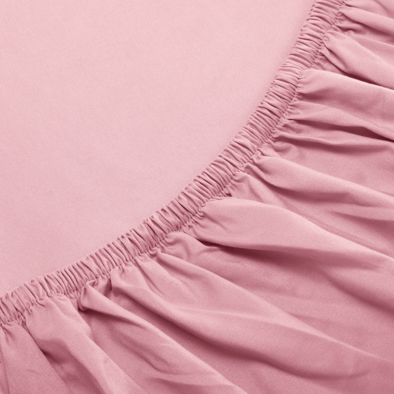 Ballet Pink Twin Microfiber Deep Pocket Kids Sheet Set