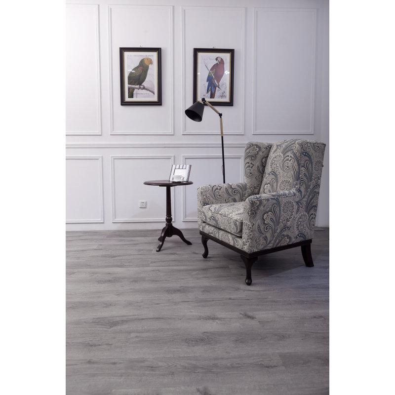 Thick 7'' W x 48'' L Vinyl Plank, Gray