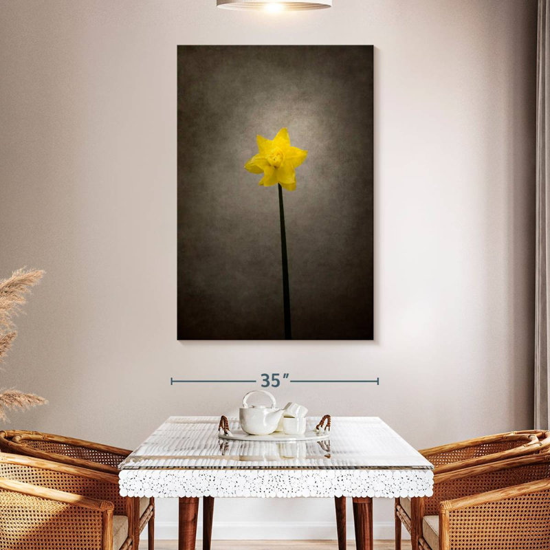 Jaune jonquille fleur