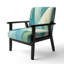 Fauteuil rembourré moderne Green Green