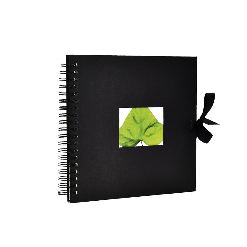 Paper Plants & Flowers Scrapbook, Black