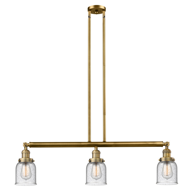 Tom 3 - Light Kitchen Island Pendant, No Bulb Included, Seedy, Matte Black