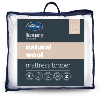 Silentnight Natural Wool Breathable Mattress Topper