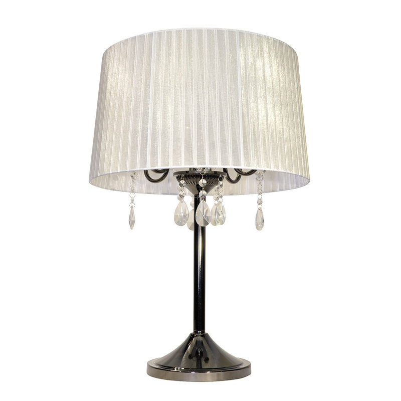 Cali Metal Table Lamp, White