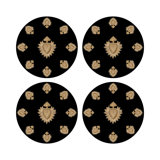 Ex vote Vegan Leather Round Pebble Placemat