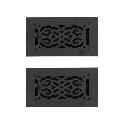The Renovators Supply Inc. 5.5 in. W x 10 in. L Aluminum Aluminium Outdoor Register Vent Cover