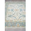 Claremont Oushak Hand Tufted Area Rug in Ivory/Light Blue-1503084790