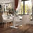 Extendable Rectangle Dining Table for Kitchen,Dining Room-1919368420