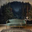 Décoration murale murale rétro Moody Forest Misty Woodland-380897054-380897042