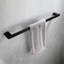 5 accessoires de salle de bain, acier inoxydable 304, noir mat, collection de quincaillerie Modern For Baths, 304, Home Design-301046737-301046736