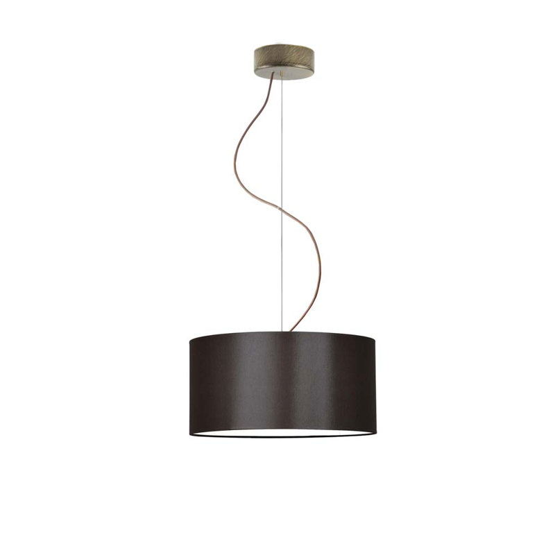 Atlis 1 - Light Single Pendant, Brown, Antique Gold