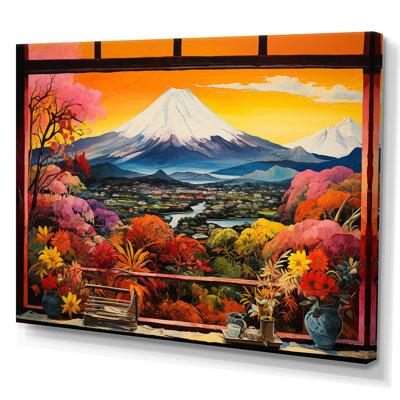 Montagne, Japon, vue sur la montagne, Mont Fuji 3 - Japon, art mural