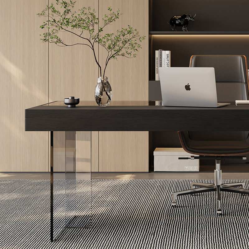 Luxury Solid Wood Desk, 29.52" H x 70.86" W x 27.55" D
