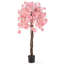 Décoration de cerisier artificiel haute 5,5 pi avec fleurs blanches 5,5 pi-163198847-163198842