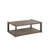 Iknoor Coffee Table, No Assembly Required, Smoky Greige Finish