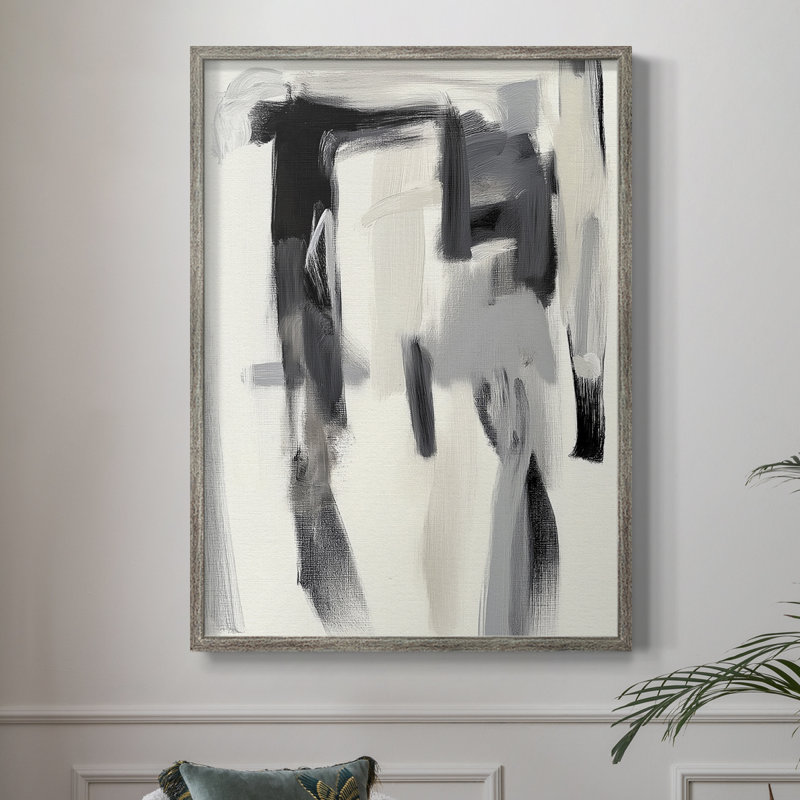 ABSTRACT Series DCC-III, reproduction encadrée - bois massif, H 30 po x l 24 po