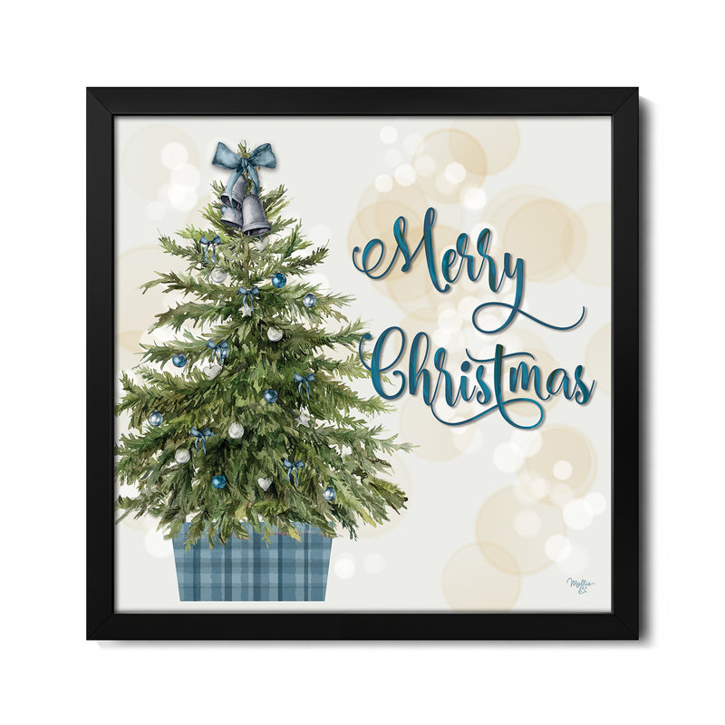 Petit arbre de Noël - reproduction d'art mural - affiche de galerie, H 24 po x l 24 po