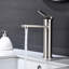 Robinet de lavabo de salle de bain à poignée simple
