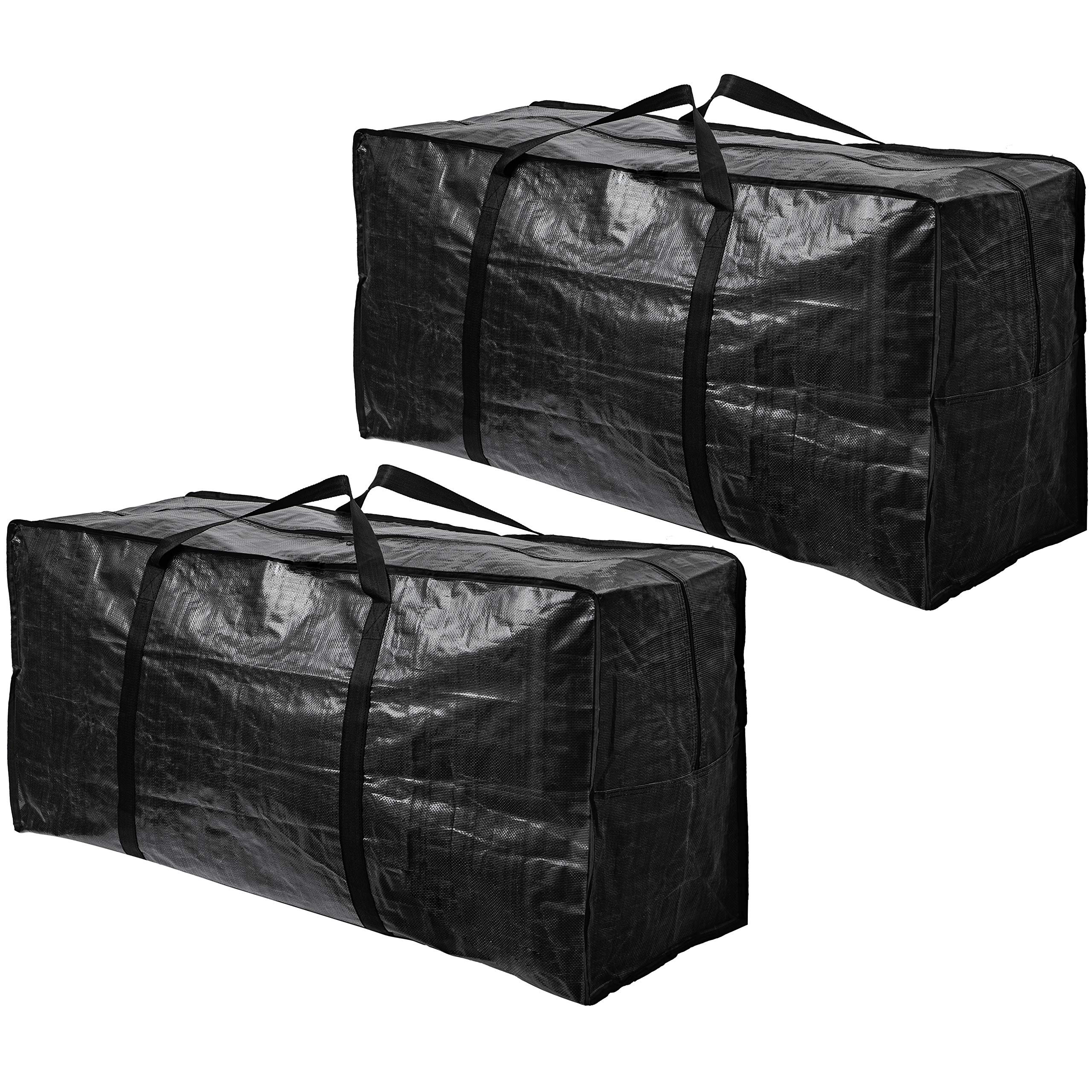 8 Packs Extra Large Moving Storage Bags, 27.6 W X 16.5 H X 13.8